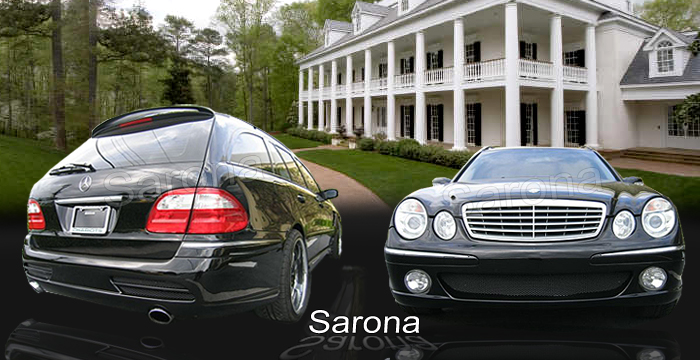 Custom Mercedes E Class  Station Wagon Body Kit (2003 - 2009) - $1690.00 (Manufacturer Sarona, Part #MB-114-KT)